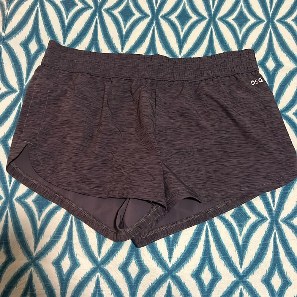 DSG Purple/Gray athletic shorts S